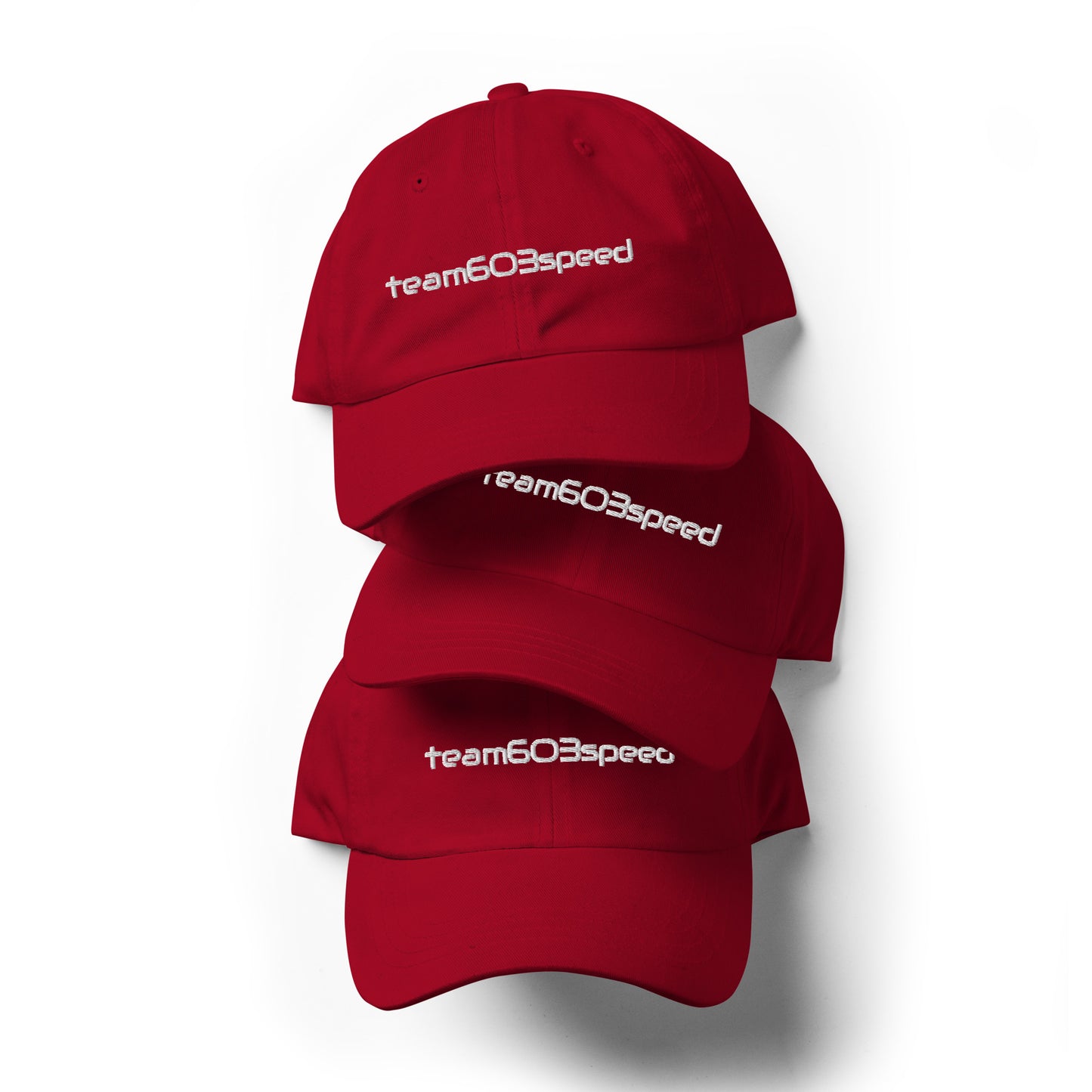 Curved Brim Embroidered Hat