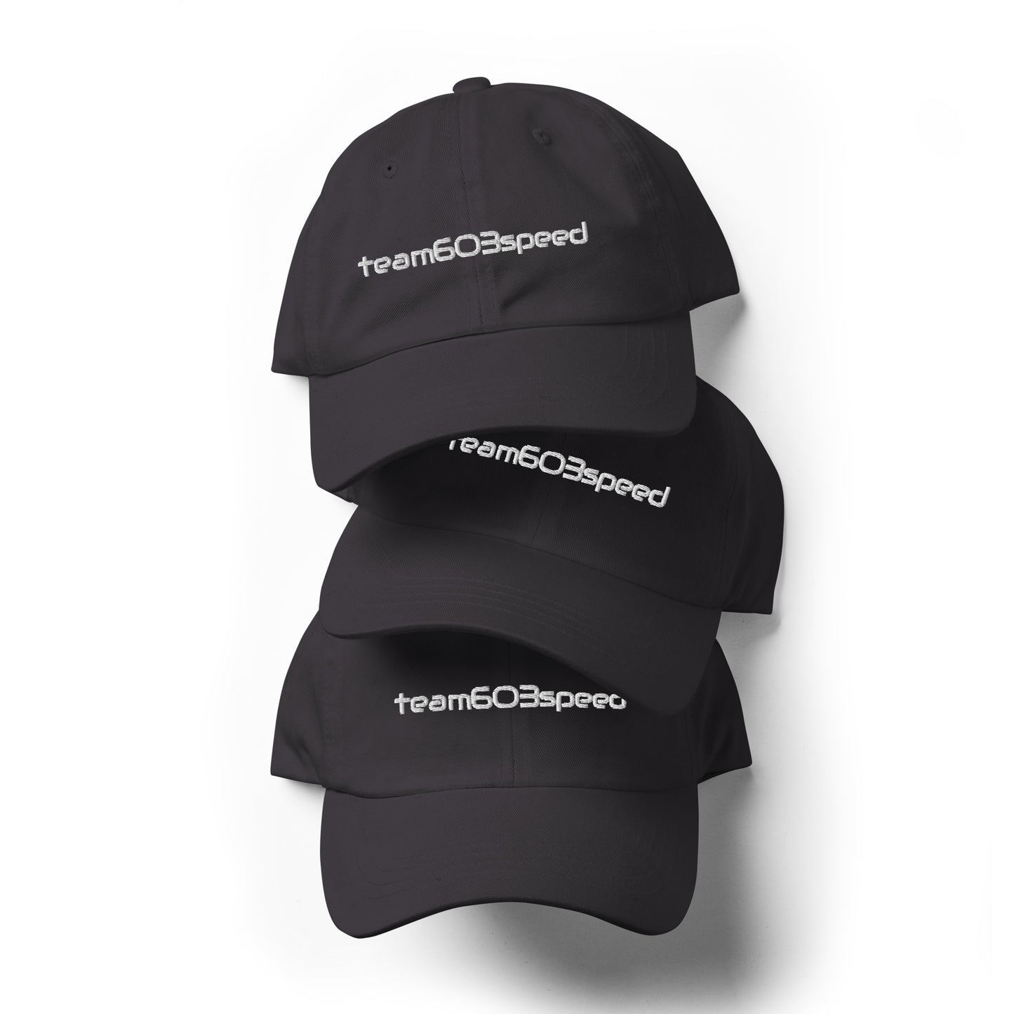 Curved Brim Embroidered Hat