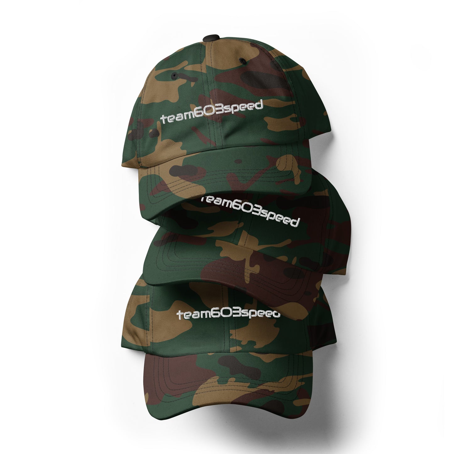 Curved Brim Embroidered Hat