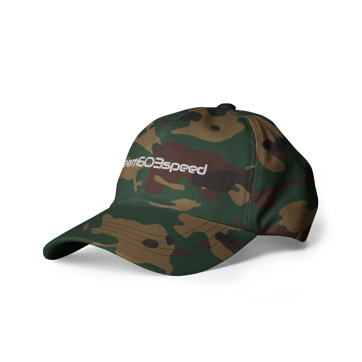 Curved Brim Embroidered Hat