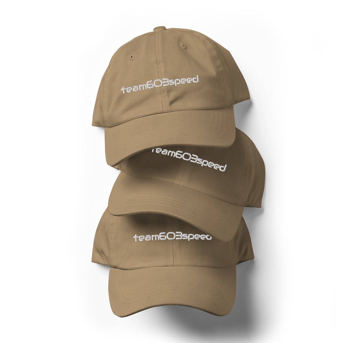 Curved Brim Embroidered Hat